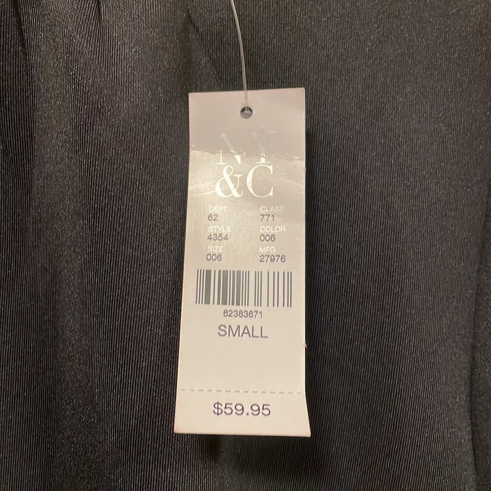 Black bell sleeve New York & Company dress - Picture 3 of 4